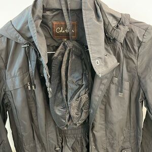 Cole haan packable rain coat